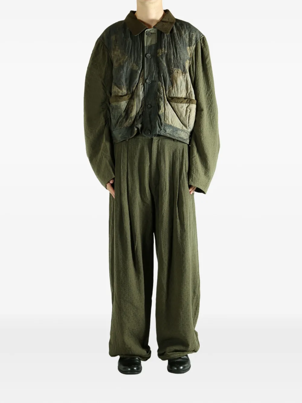 Ziggy Chen buttoned patch-pocket jacket | Sobrecamisas | Image 2