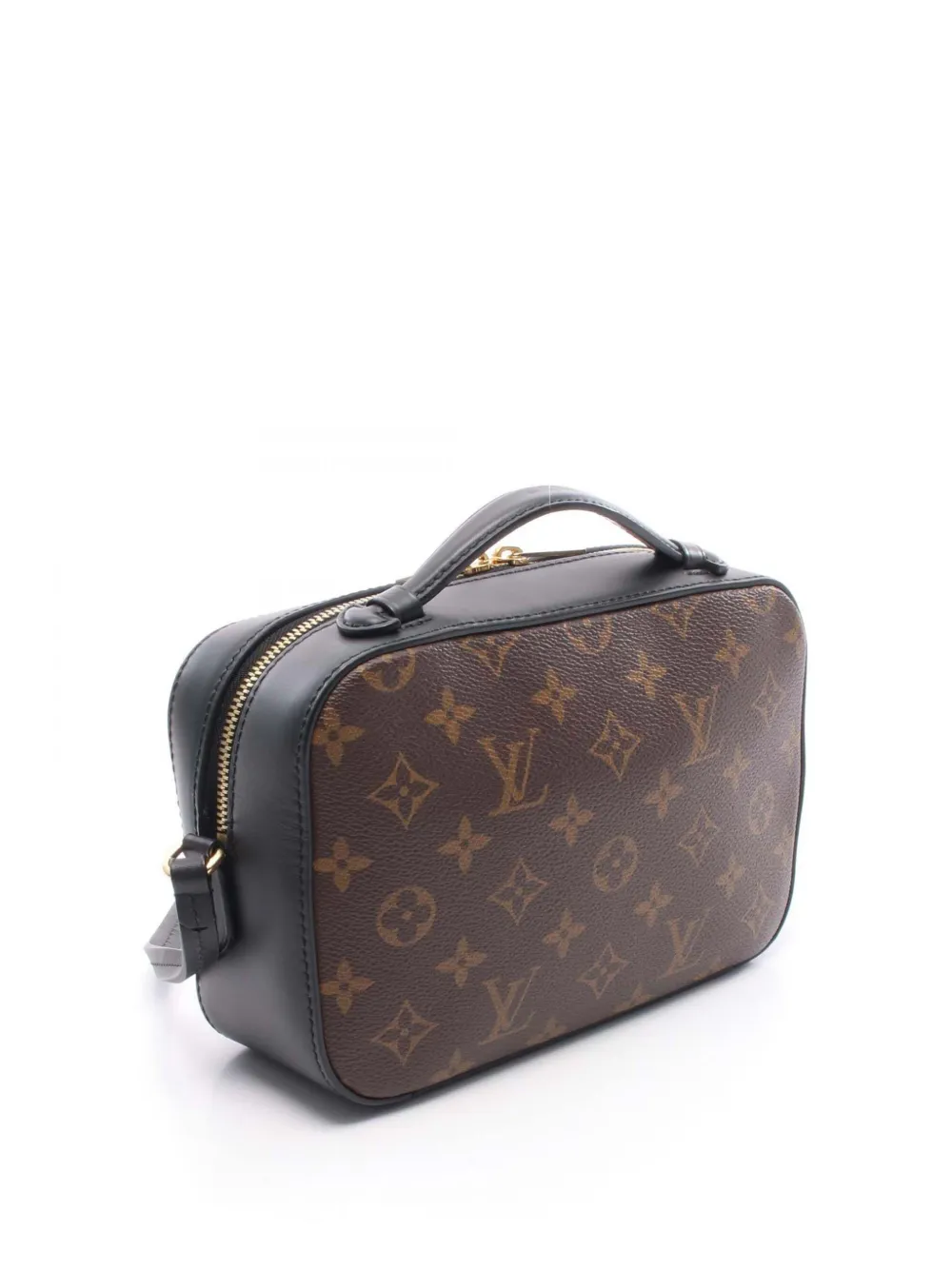 Pre-owned Louis Vuitton 2019 Monogram Saintonge Satchel In Brown