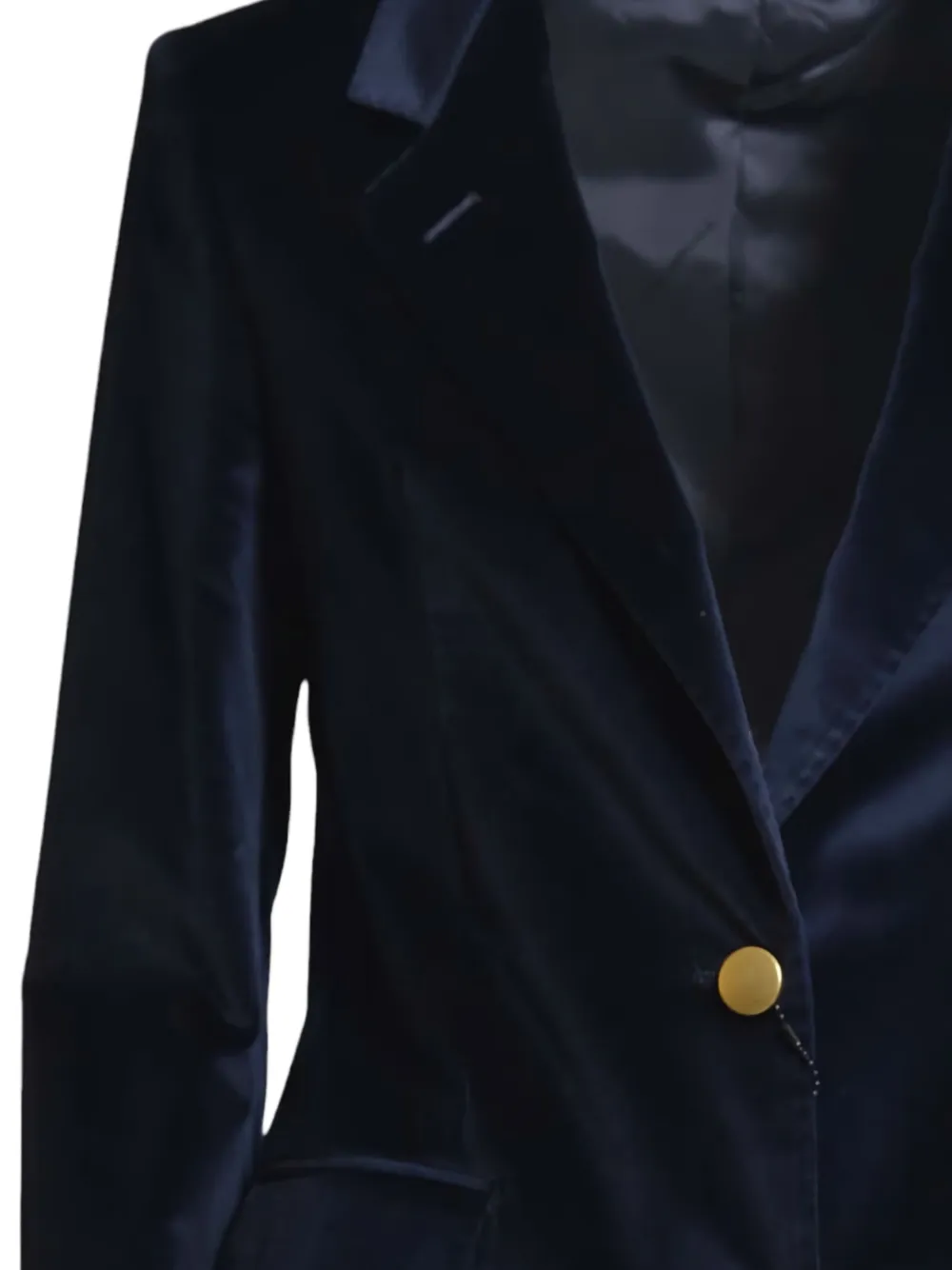 Tagliatore Fluwelen blazer met knoopsluiting Blauw