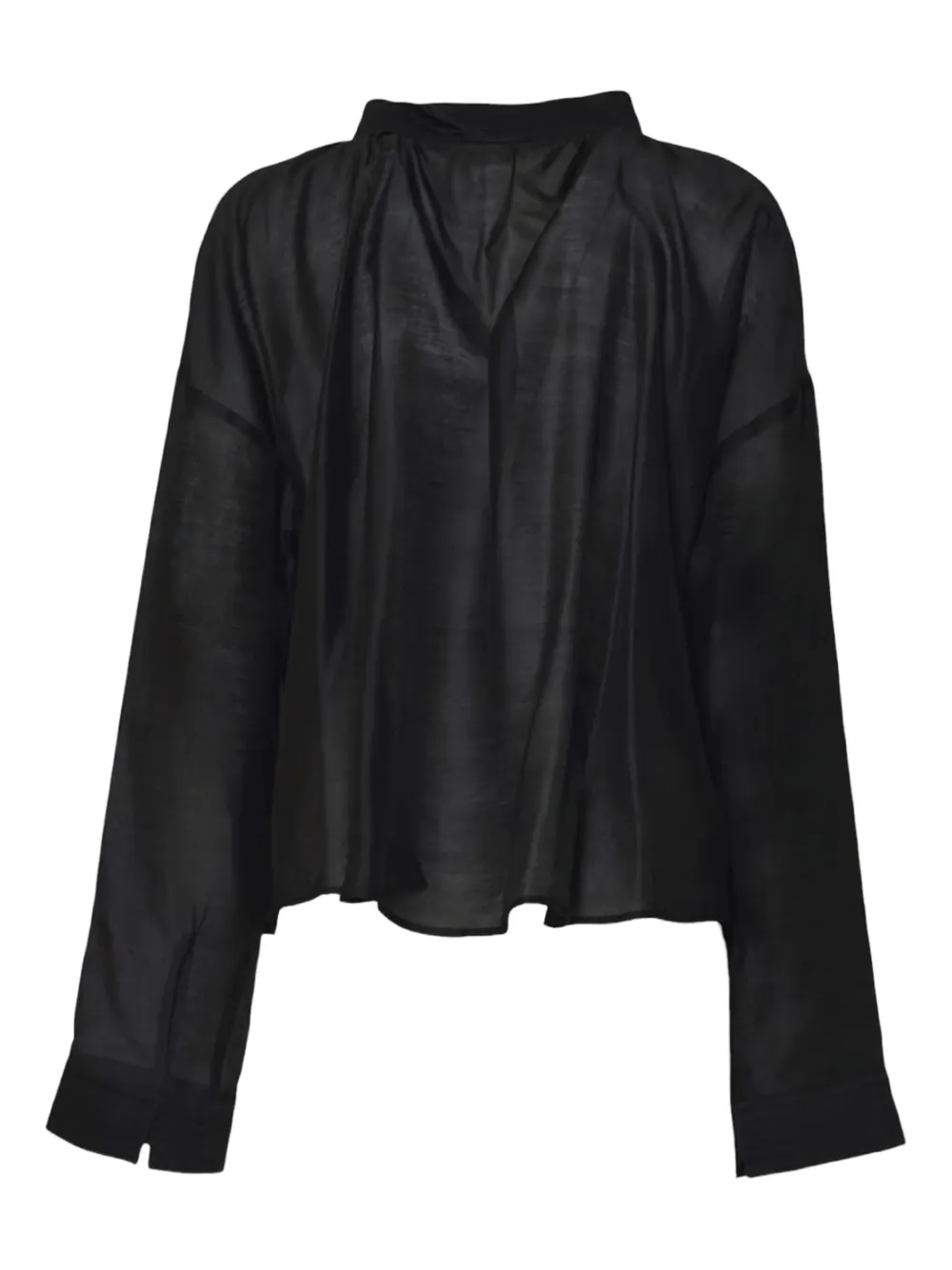 Merci Blouse met V-hals - Zwart