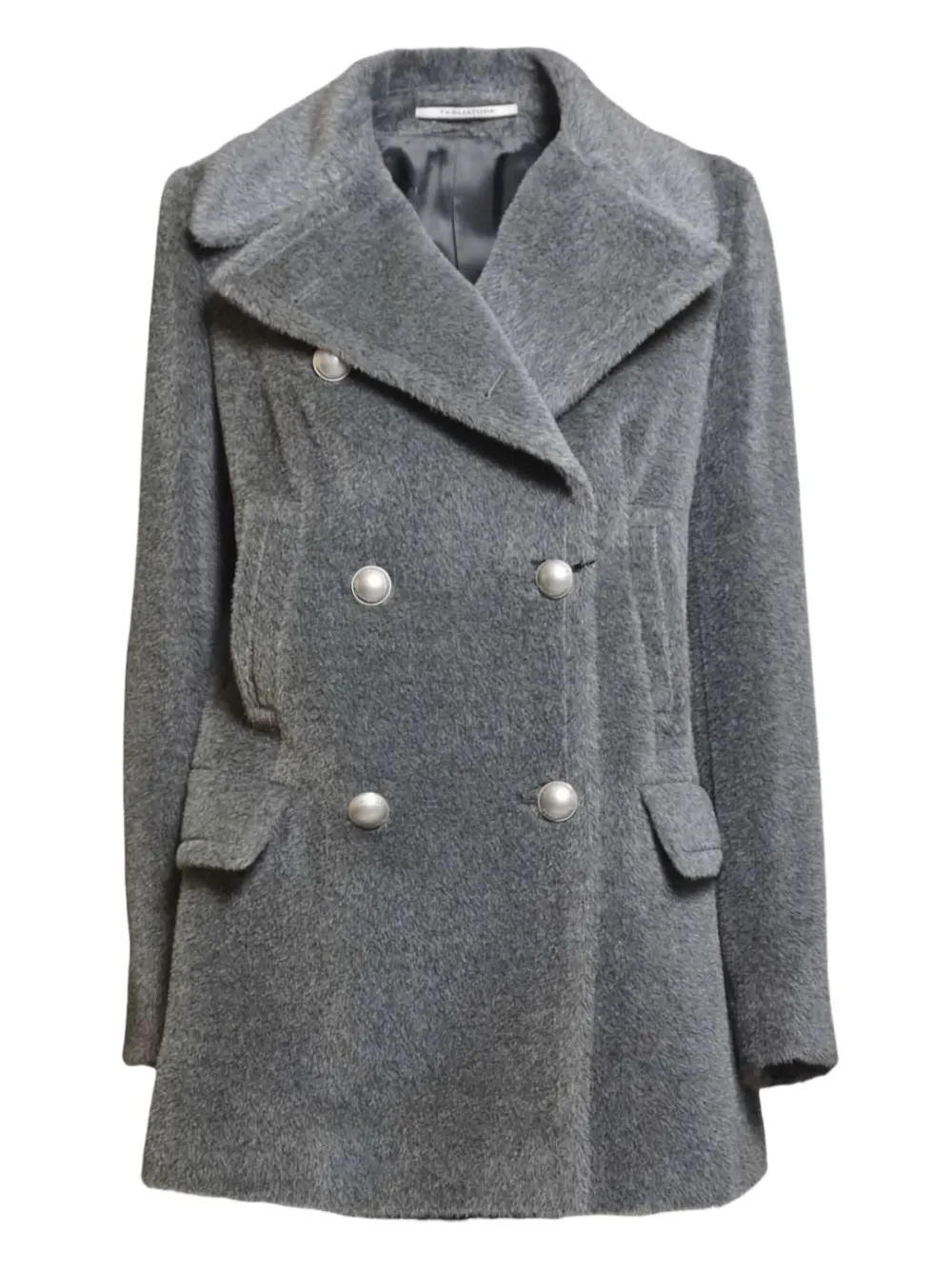 Tagliatore double-breasted coat | Grey | Image 1