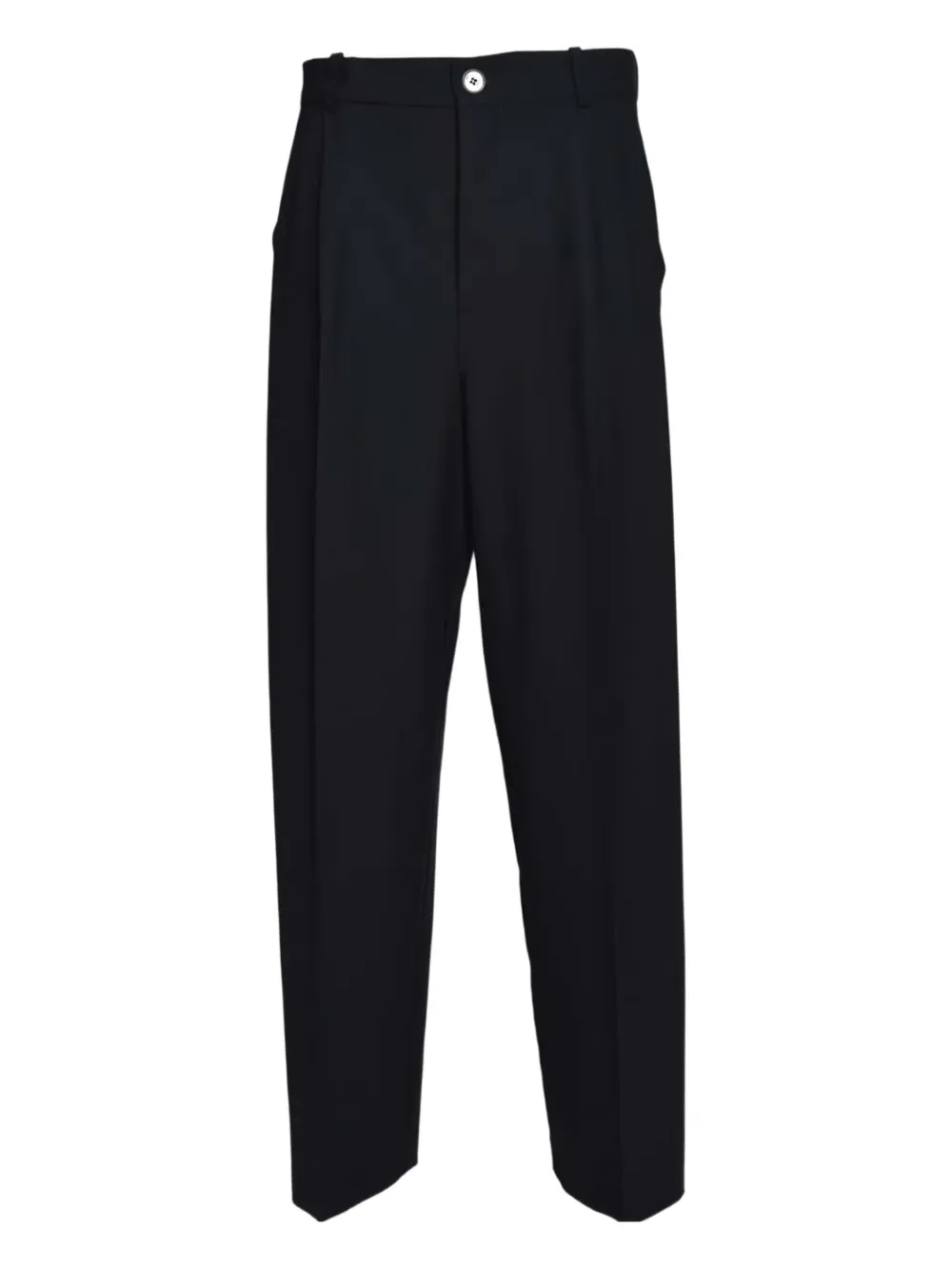 Solotre Pleated Trousers In Black