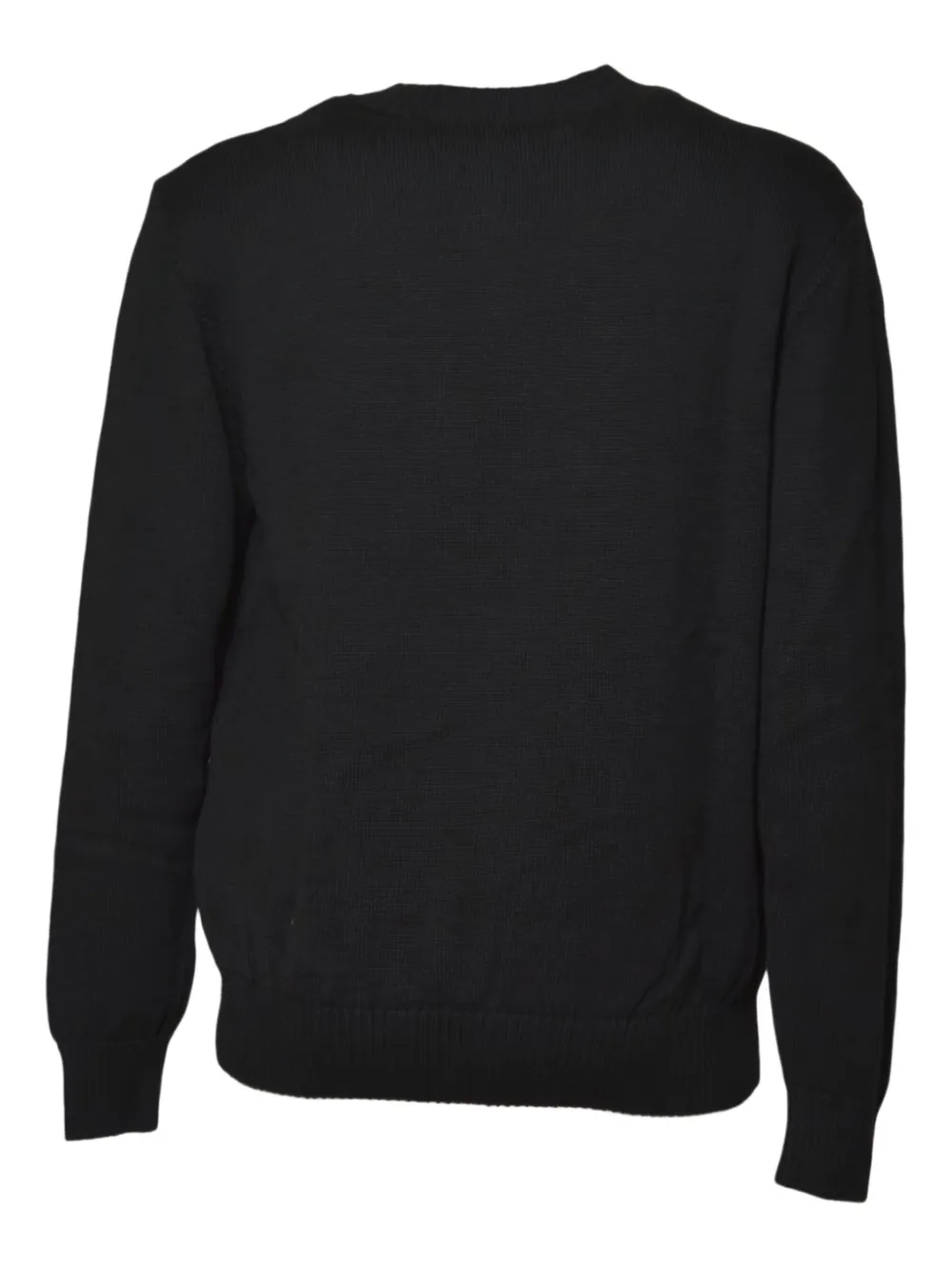 GCDS logo-embroidered sweater - Zwart