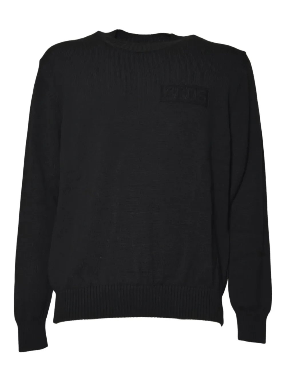GCDS logo-embroidered sweater - Schwarz