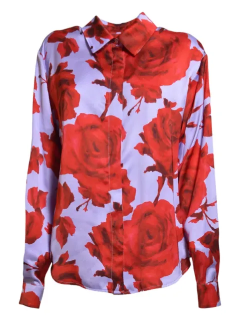 MSGM floral-print shirt
