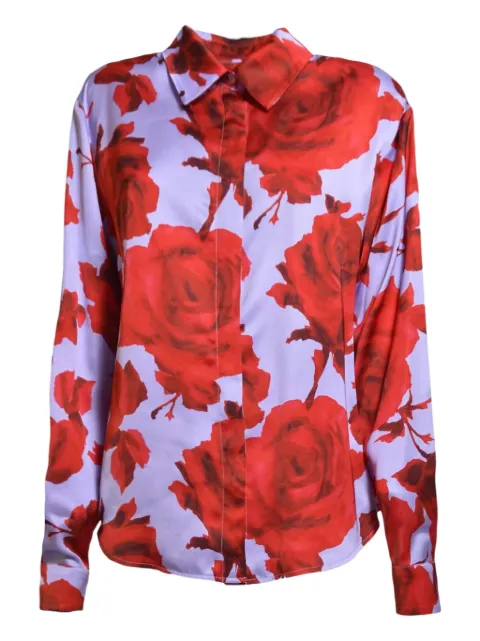 MSGM camisa con estampado floral