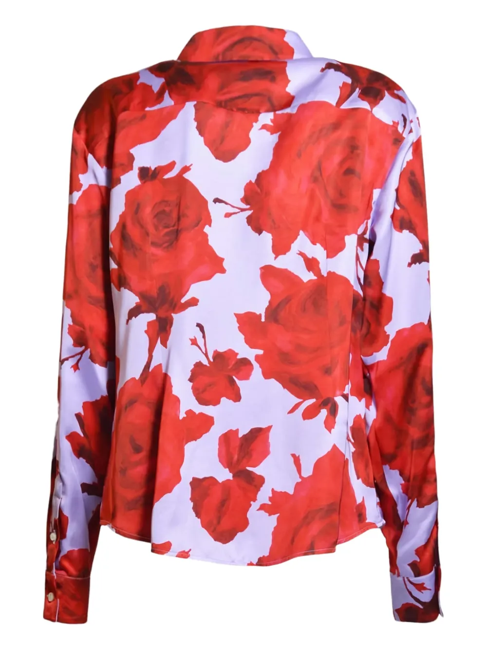 MSGM Blouse met bloemenprint - Paars