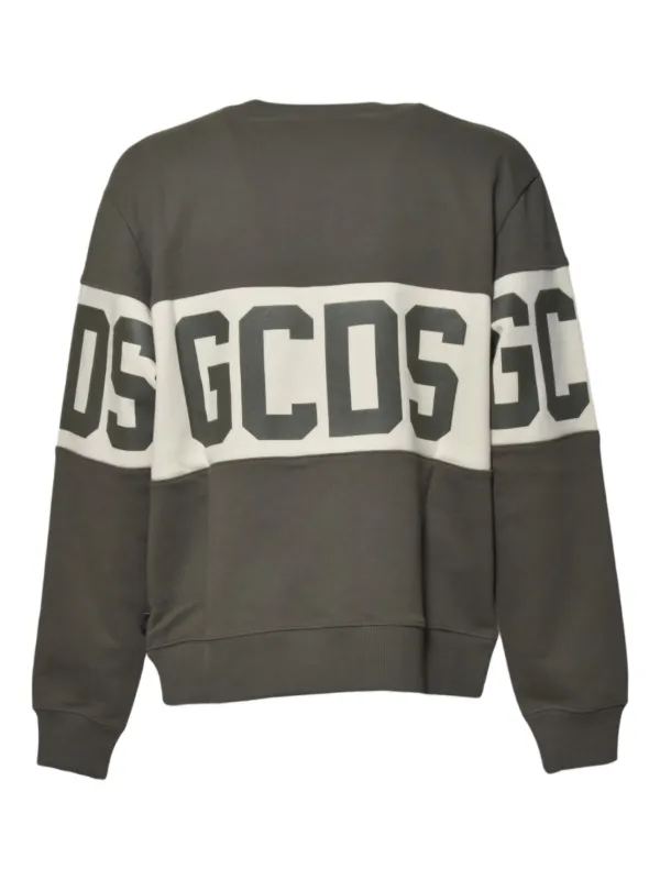 GCDS ストライプ スウェットシャツ | グレー | FARFETCH JP GCDSスウェット