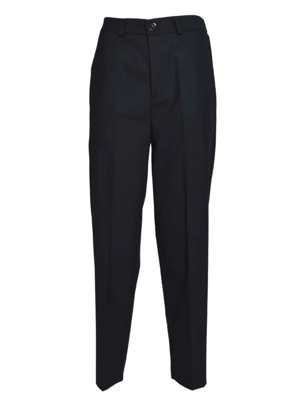 Solotre Belt-loops Trousers In Black