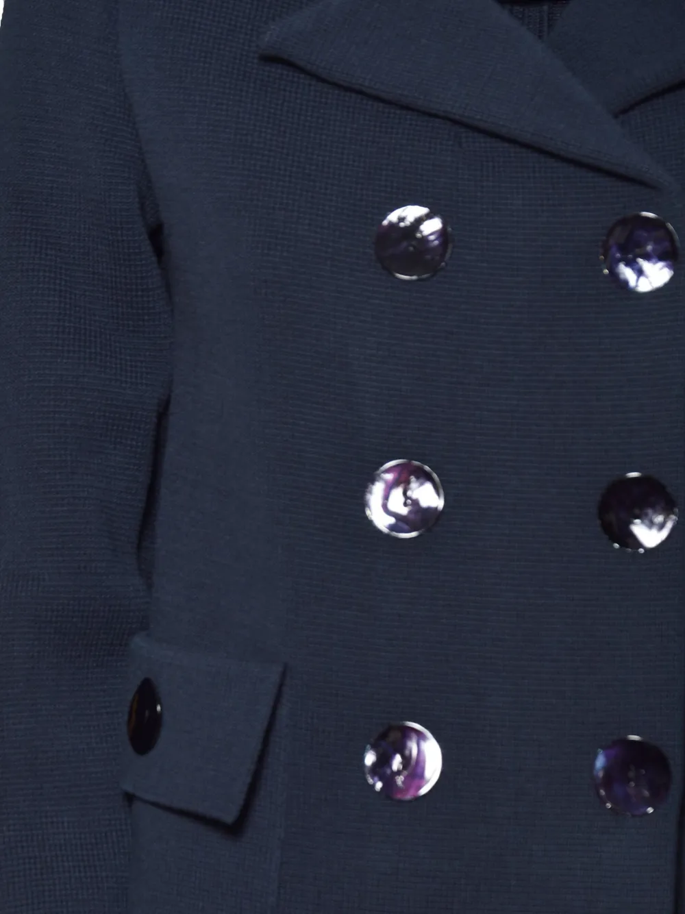 Charlott Double-breasted Pocket Jacket In Blue