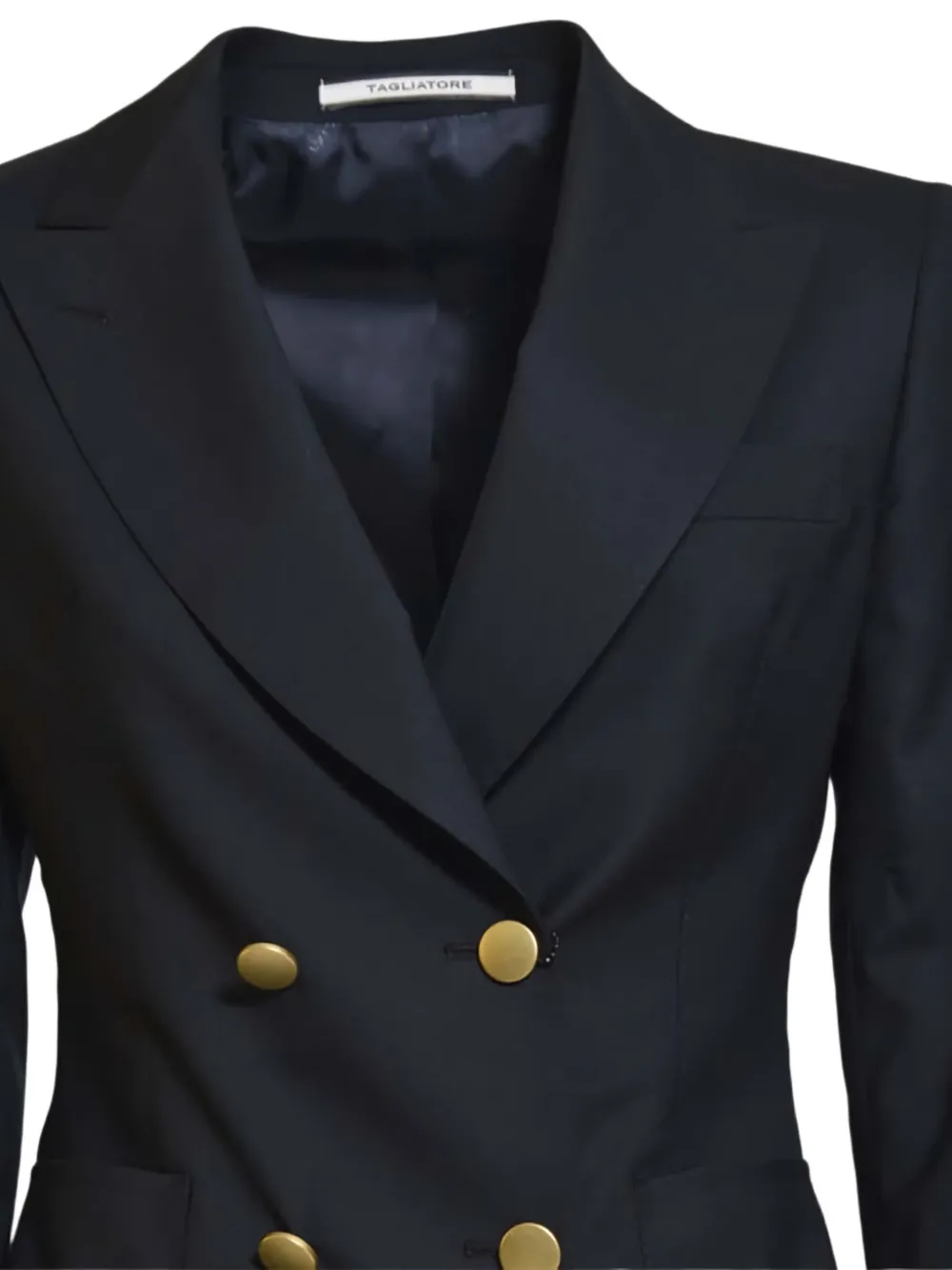 Tagliatore Double-breasted Blazer In Blue