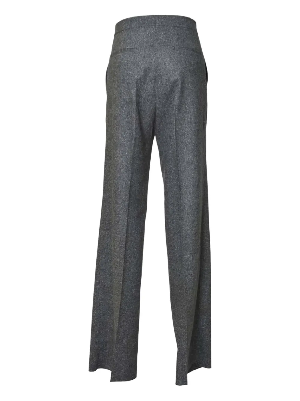 Tagliatore Tailored Straight-leg Trousers In Heathered Anthracite In Gray
