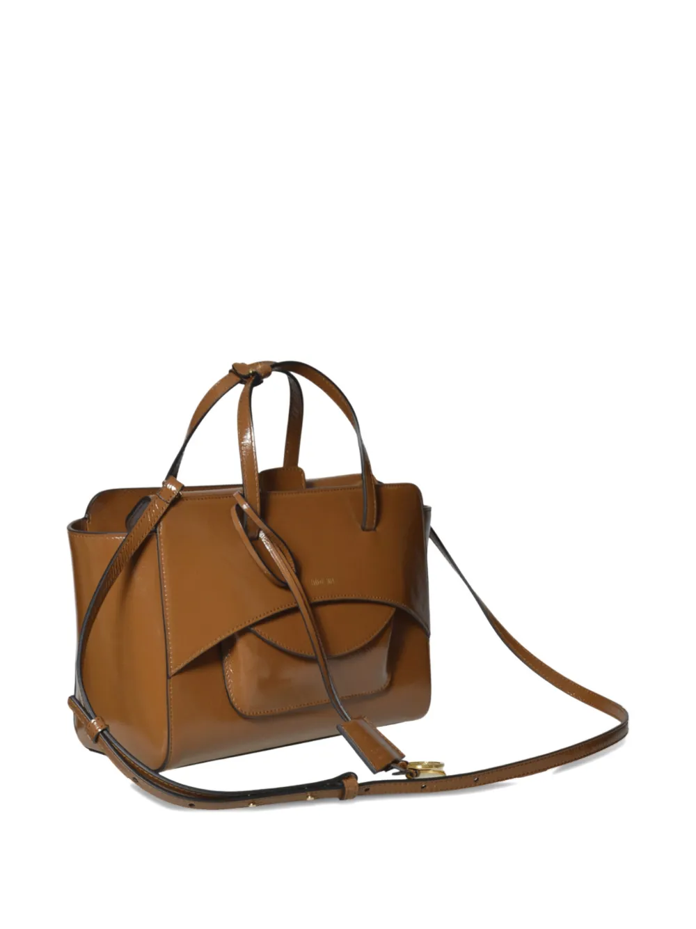 Hidesins Logo-print Tote Bag In Brown