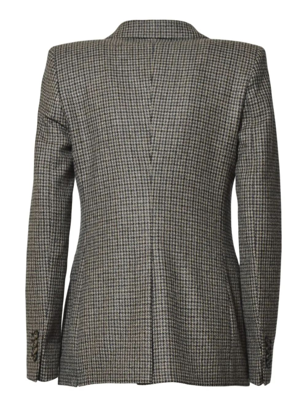 Tagliatore double-breasted houndstooth jacket Grijs