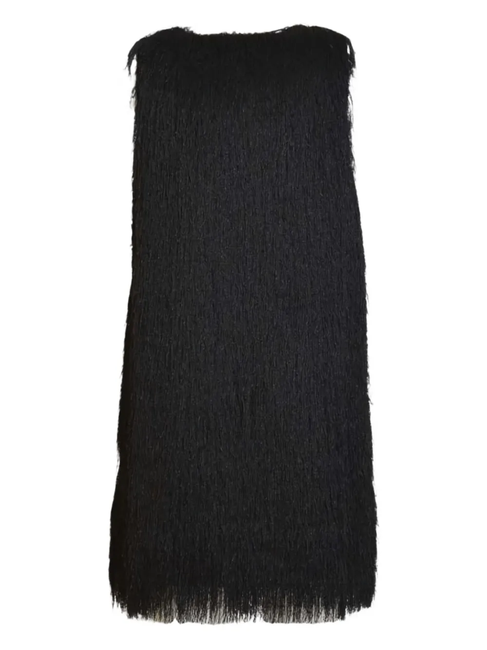 SOLOTRE V-neck dress - Zwart