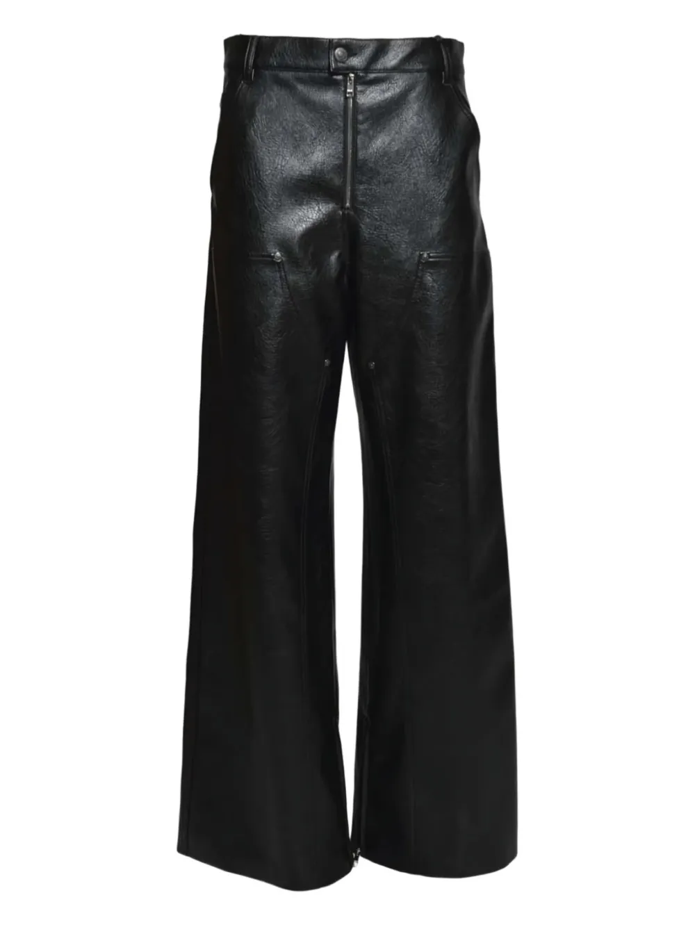 MSGM zip trousers | Black | Image 1
