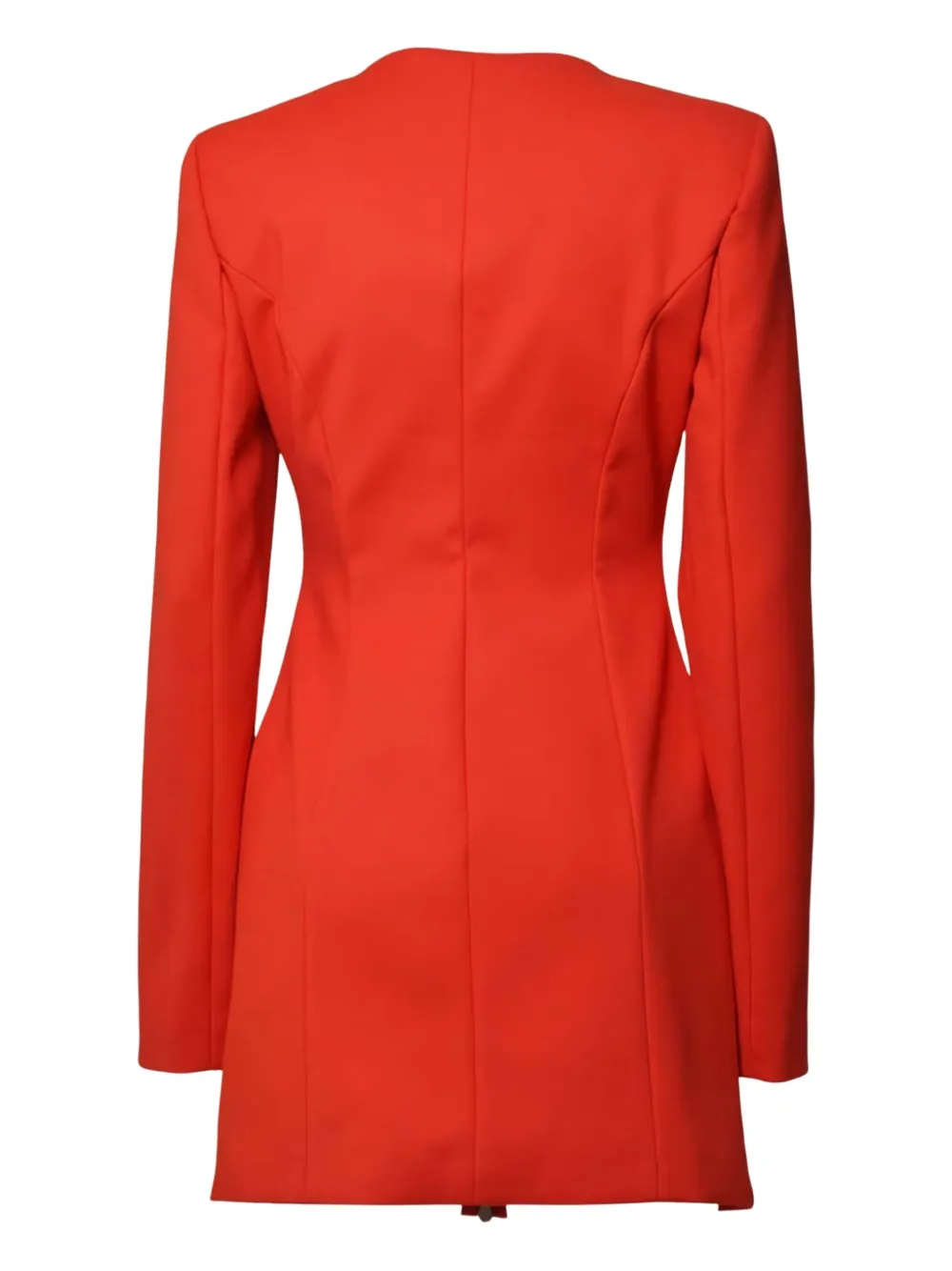 MSGM zip flap-pocket mini dress - Rood