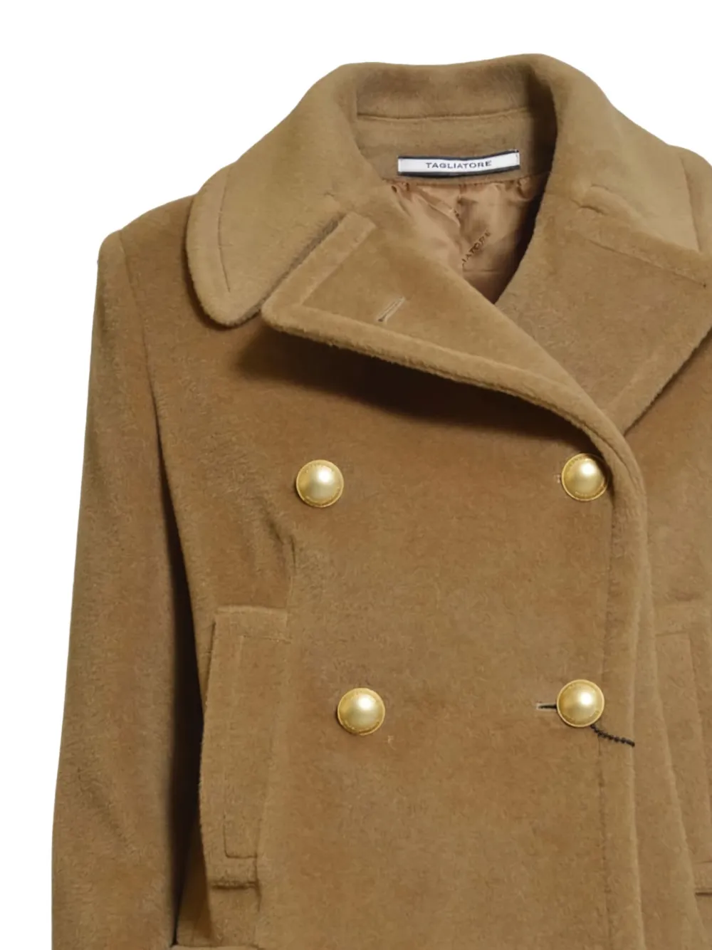 Tagliatore Jas met dubbele rij knopen Bruin