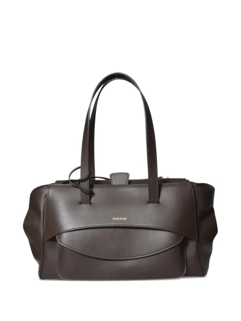 HIDESINS logo-print shoulder bag