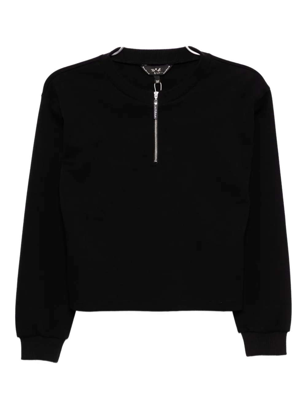 To b. by agnès b. sudadera con medio cierre | negro | Image 1