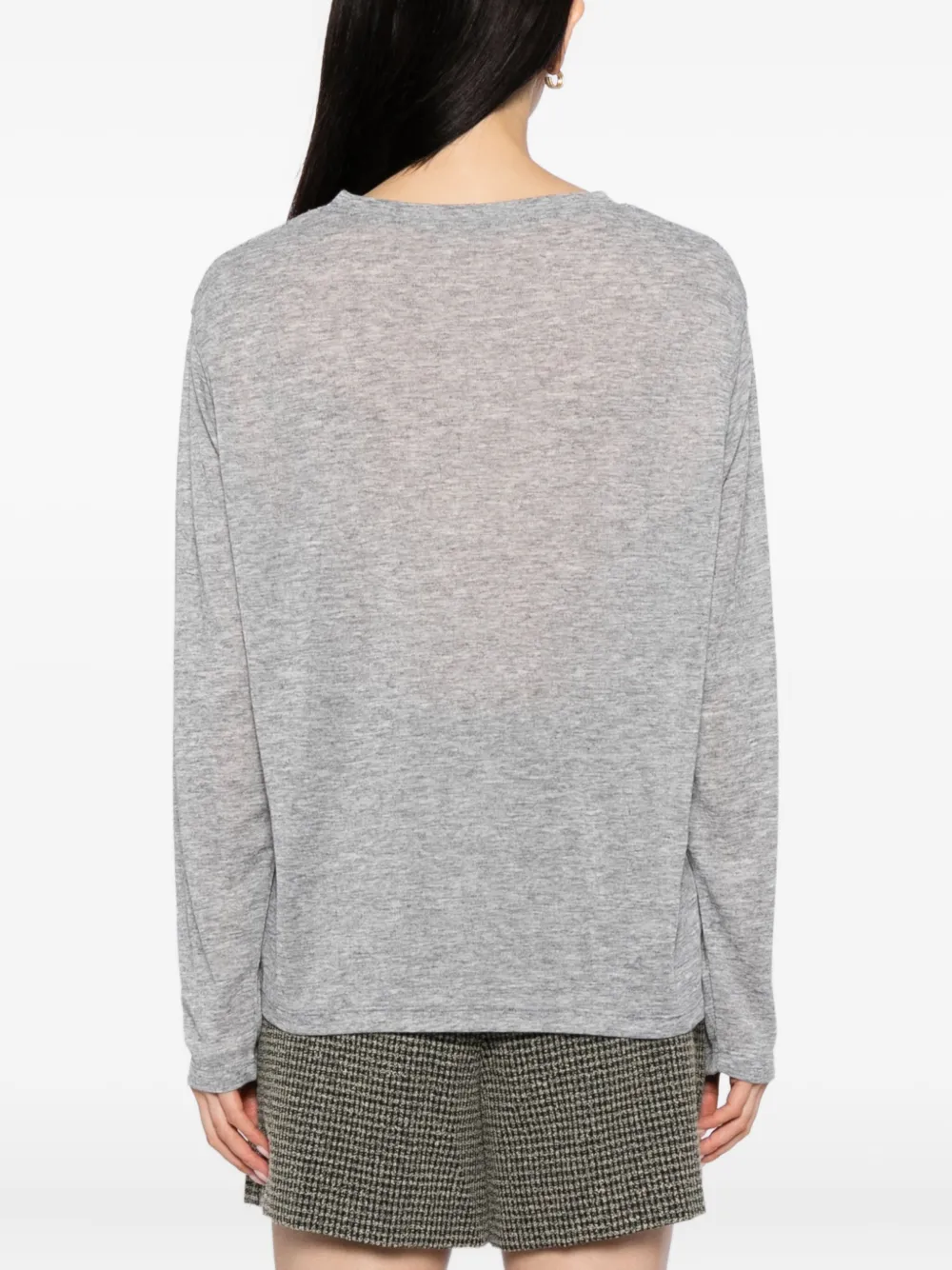 To B. By Agnès B. Sheer Boys T-shirt In Gray