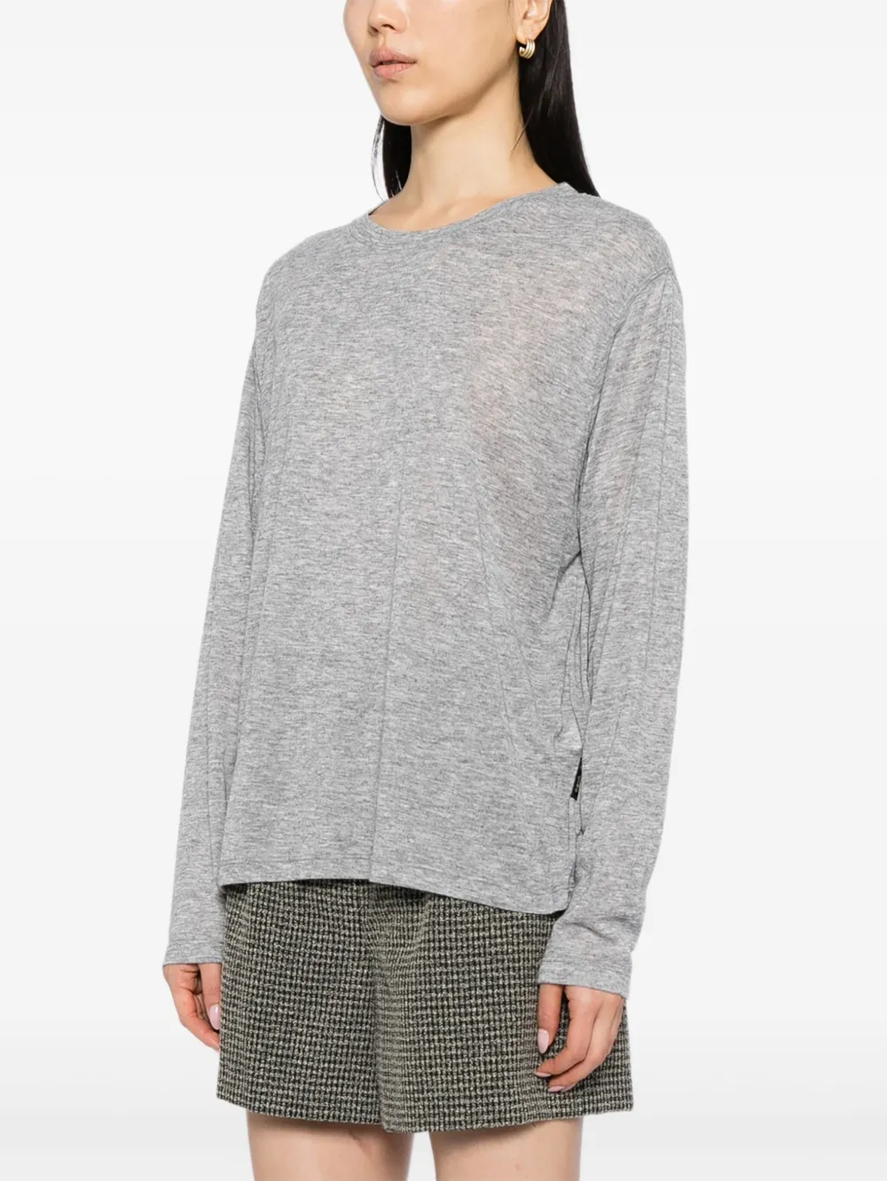 To B. By Agnès B. Sheer Boys T-shirt In Gray