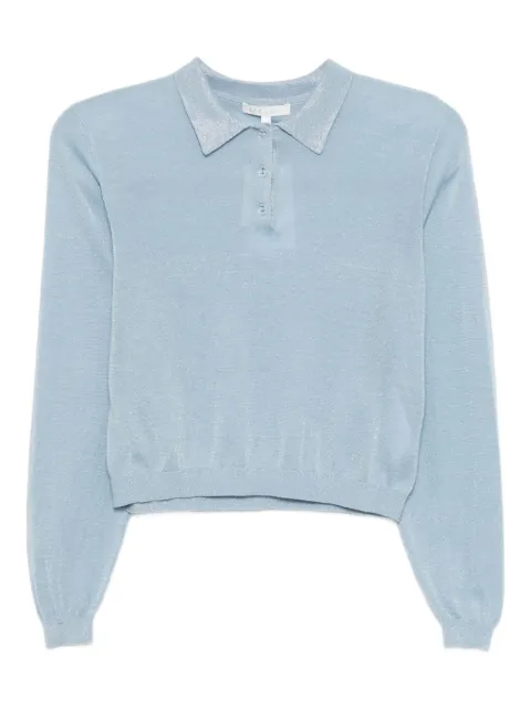 To b. by agnès b. cropped polo shirt