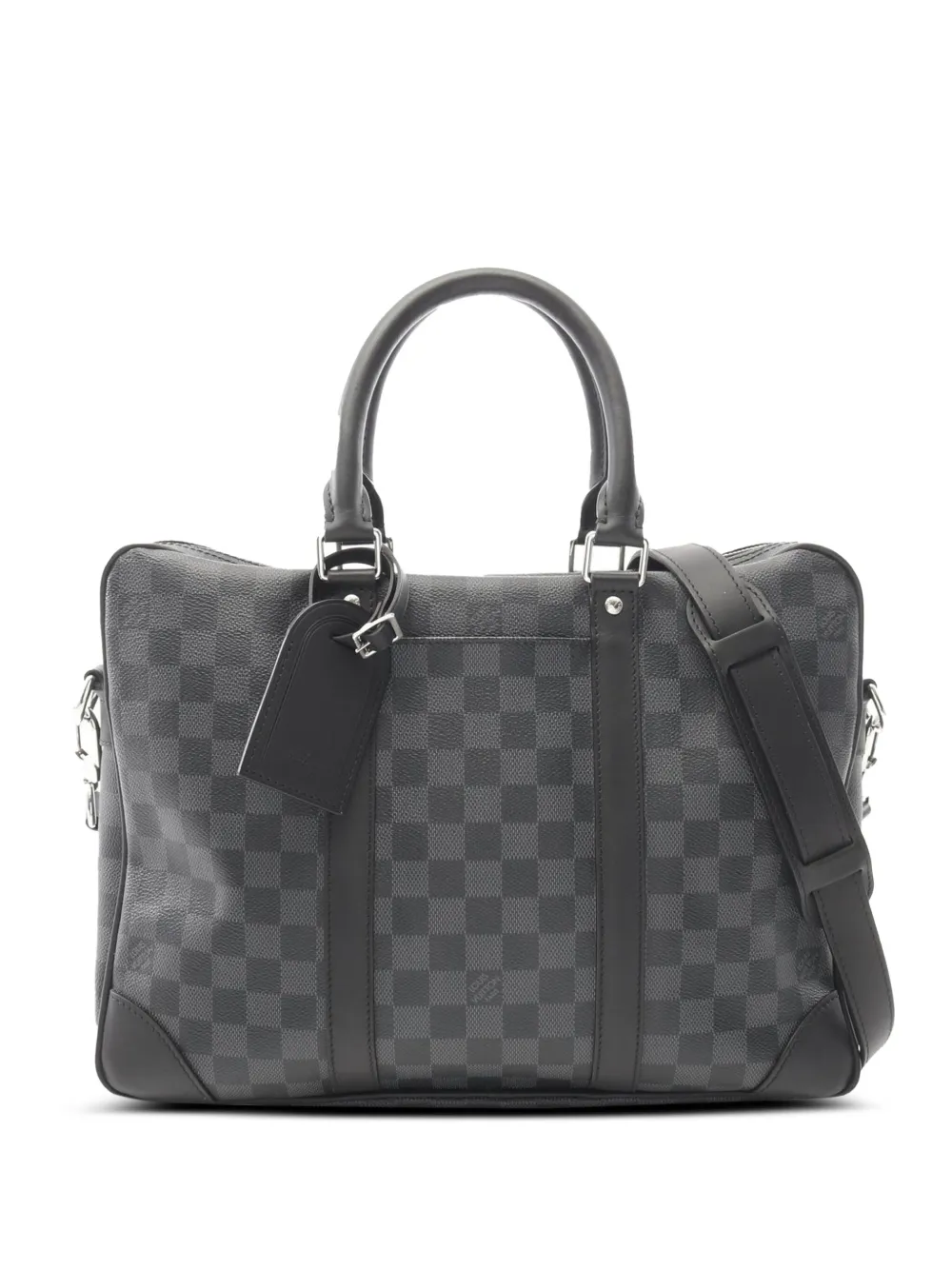 Louis Vuitton Pre-Owned 2021-2025 Damier Graphite Porte Documents Voyage business bag | Black | Image 1