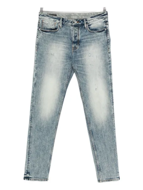 Emporio Armani faded-effect jeans