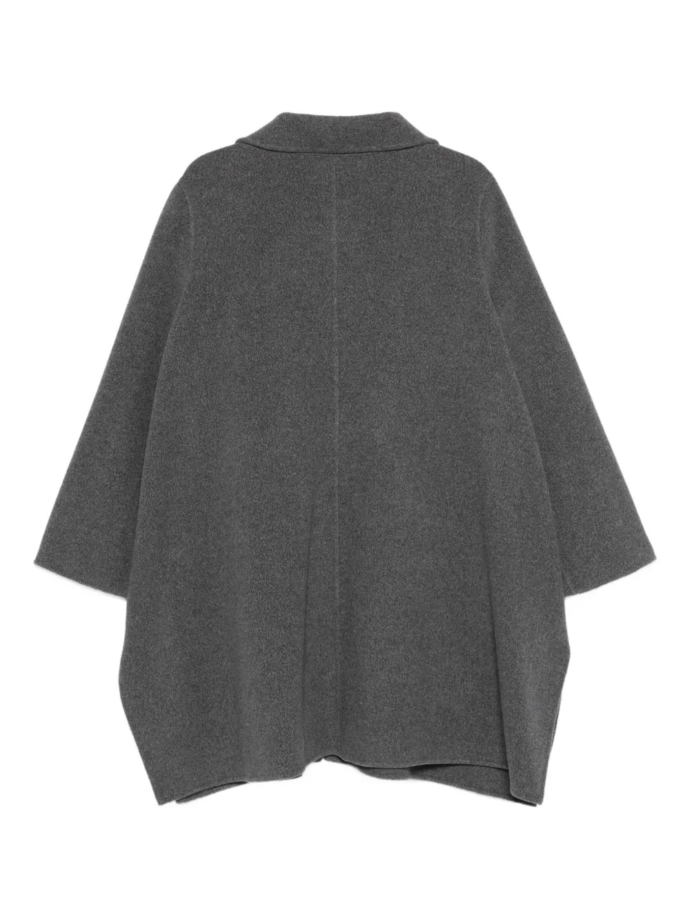 Emporio Armani Zip-up Coat In Gray
