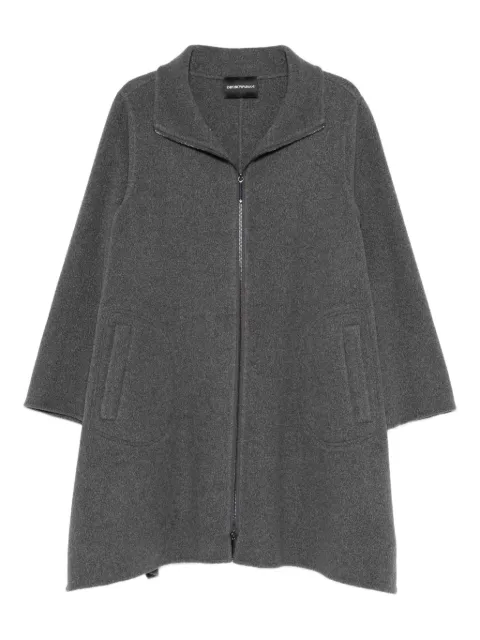 Emporio Armani abrigo con cremallera