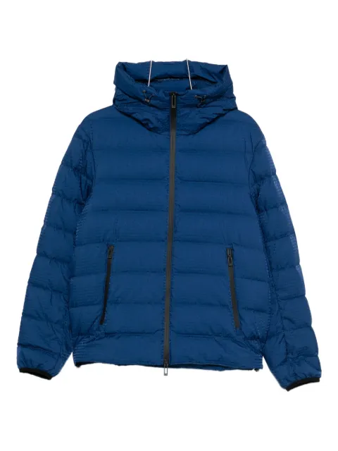 Emporio Armani quilted hooded jacket