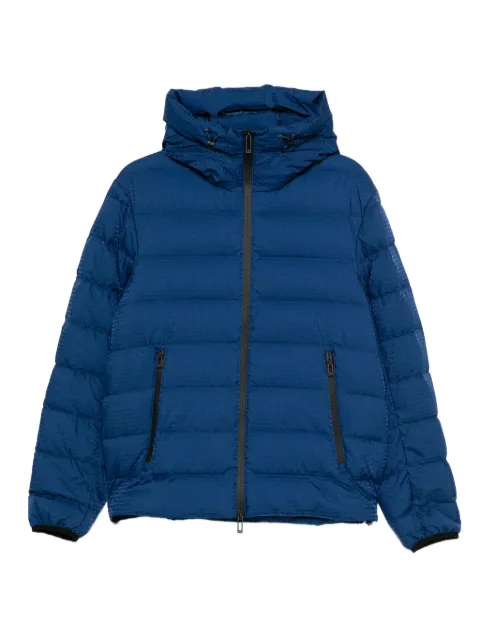 Emporio Armani quilted hooded jacket