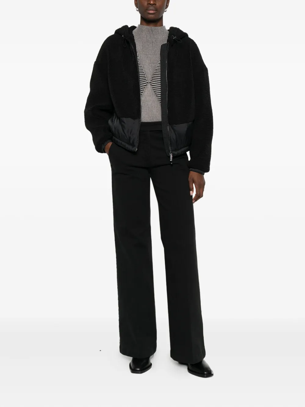 Emporio Armani Jack met capuchon Zwart