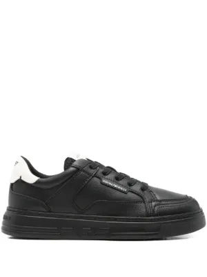 Black Comme Des Garçons x Nike レースアップ レザースニーカー
