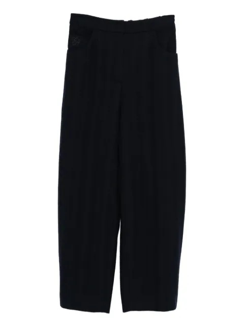 Emporio Armani logo-embroidered trousers