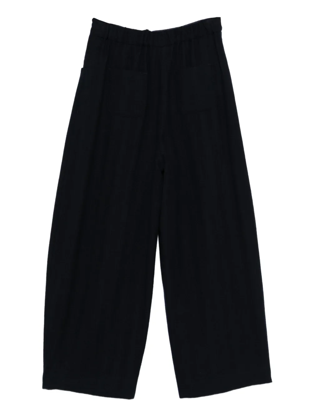 Emporio Armani Broek met geborduurd logo Blauw