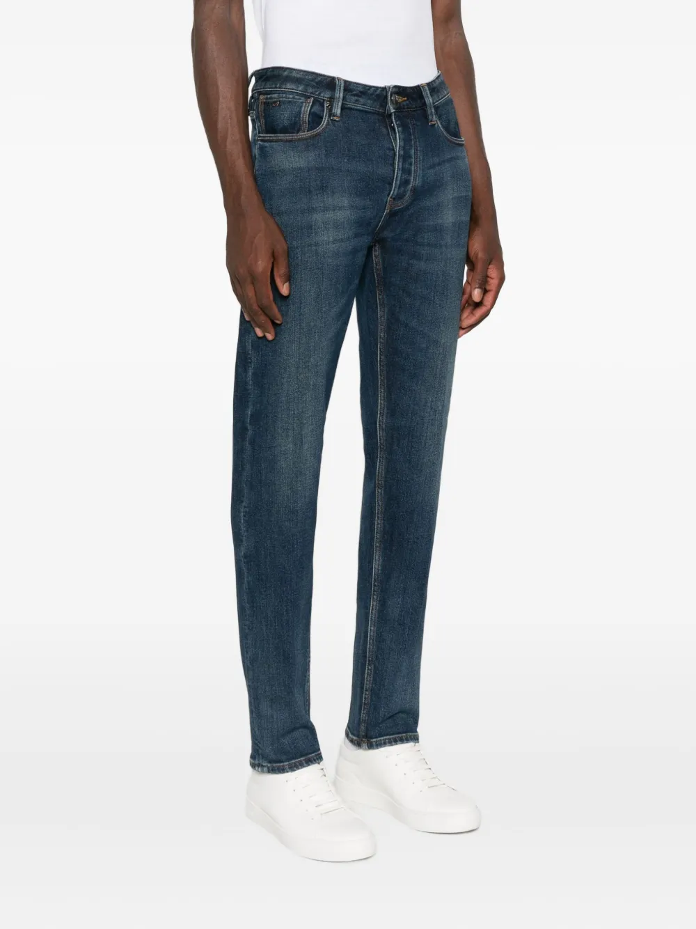 Emporio Armani Skinny jeans Blauw