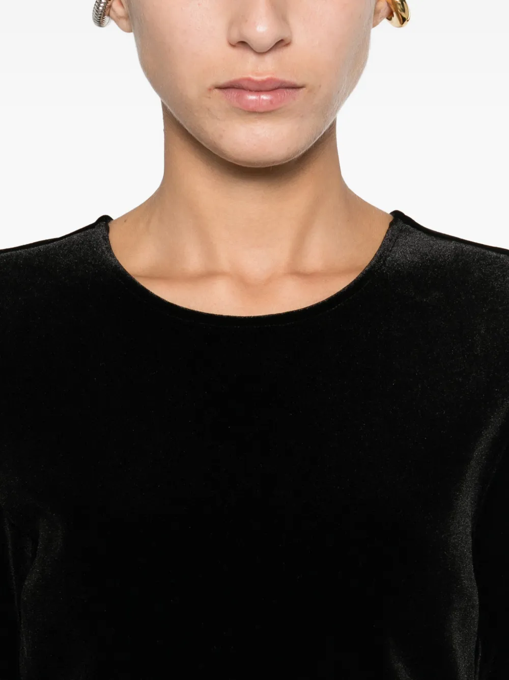 Emporio Armani Jurk met lange mouwen Zwart