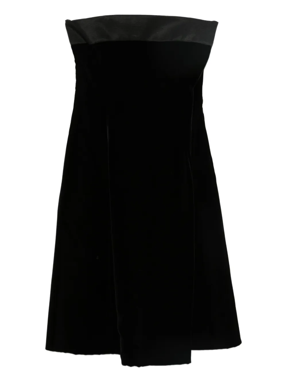 Emporio Armani Sleeveless Mini Dress In Black