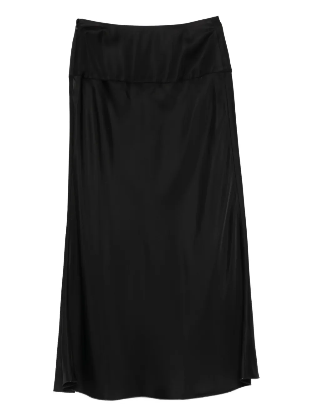 Emporio Armani Midi-plooirok - Zwart