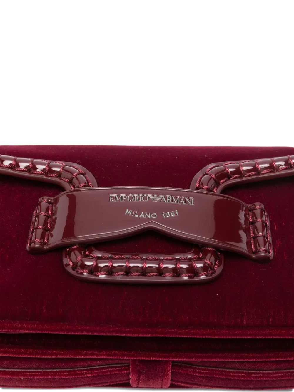 Emporio Armani Schoudertas met vlakken Rood