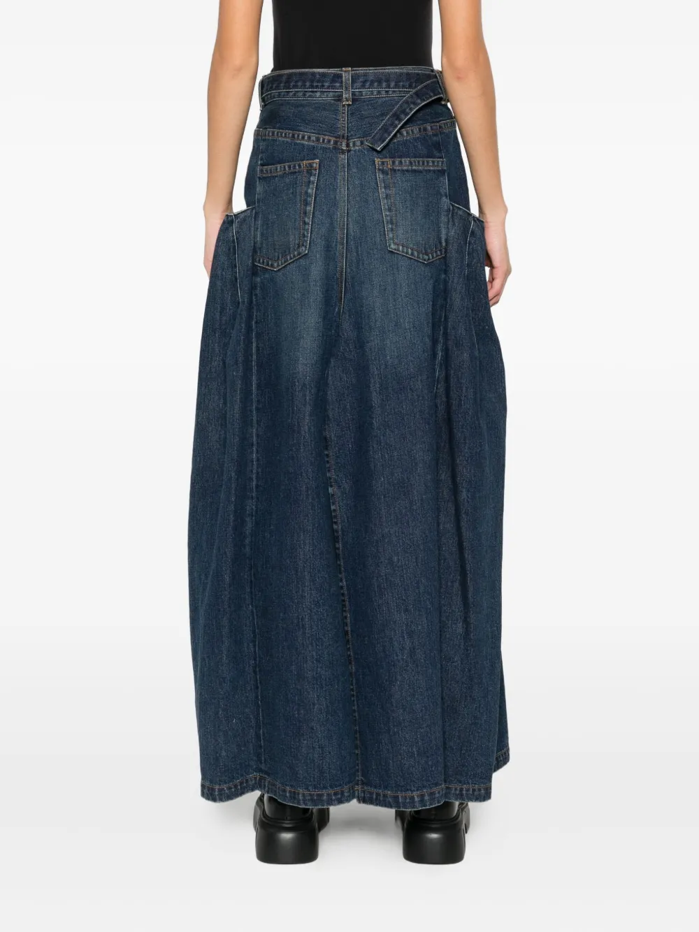 sacai Denim rok Blauw