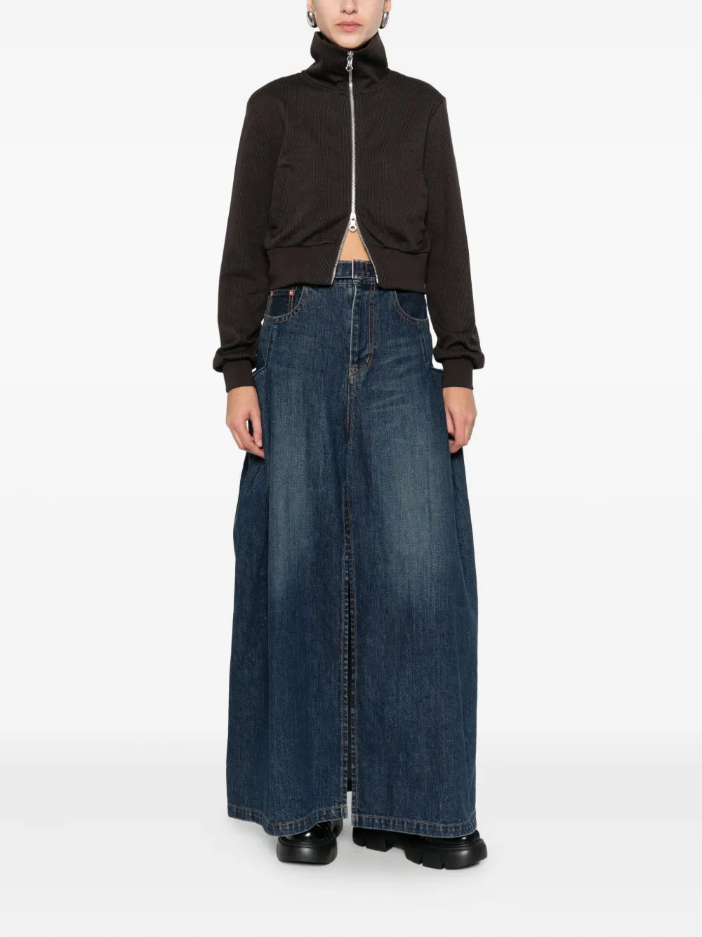 Sacai Denim rok - Blauw