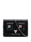 Fendi Pre-Owned 2010-2025 Leather Hypnoteyes Wallet on Chain crossbody bag - Black