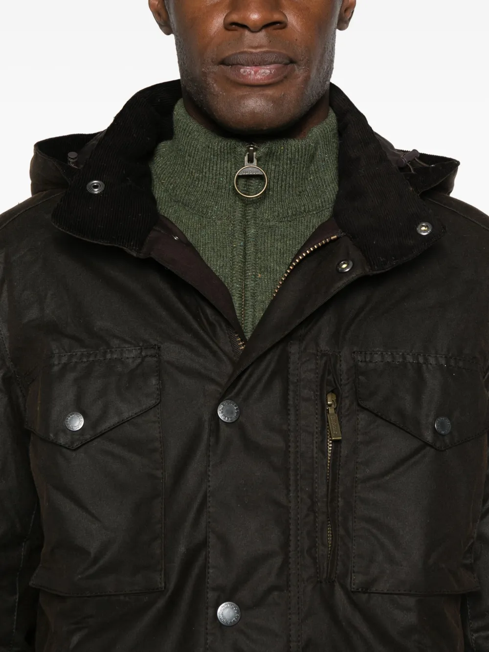 Barbour Sapper gewaxt jack Bruin