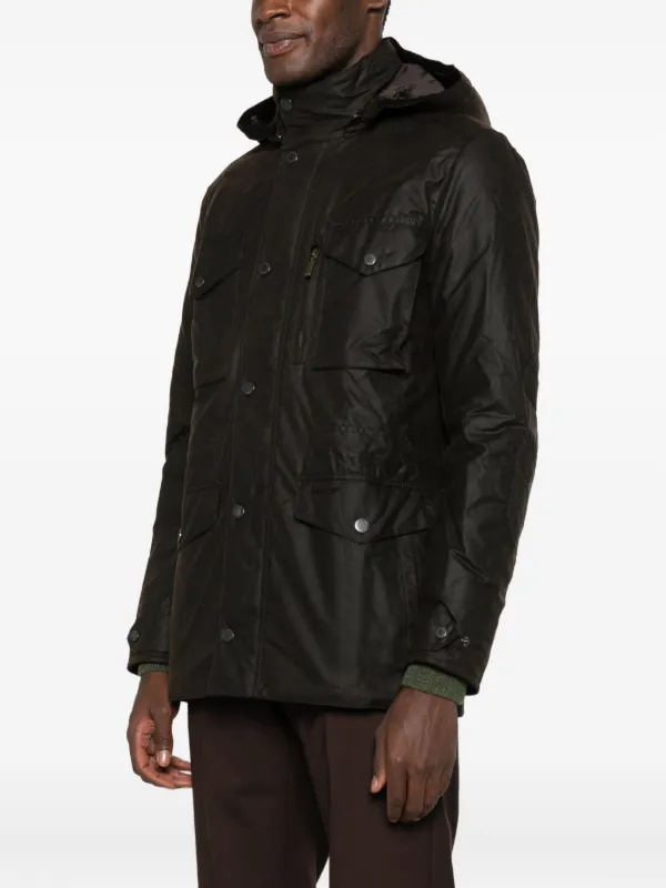 Barbour Sapper ワックスジャケット | ブラウン | FARFETCH JP