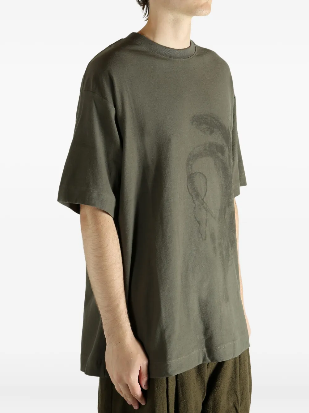 Ziggy Chen Digital Print T-shirt In Green