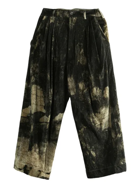 Ziggy Chen pantalones anchos con pinzas