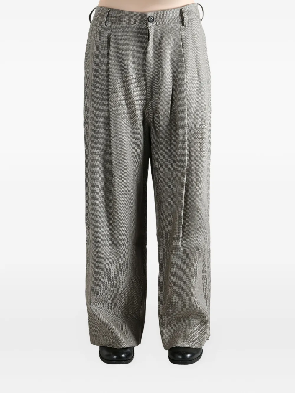 Ziggy Chen linen wide-leg trousers | Wide Leg Pants | Image 2